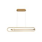 Eurofase Lighting 37039-028 DEMARK 58W Satin Gold Linear Chandelier