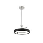 Eurofase Lighting PEMBERTON 37083-020 23W Satin Nickel Small Pendant