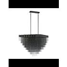 Eurofase BLOOMFIELD 37096-025 22-Lights Black 99W Oval LED Chandelier