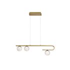 Eurofase Lighting 37350-017 PHILLIMORE 9W Brushed Gold Linear Chandelier