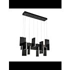 Eurofase COBURG 38044-021 Black 129W LED Chandelier