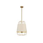 Eurofase Lighting TURA 38143-014 3-Light 180W Brass Pendant