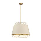 Eurofase Lighting TURA 38145-018 6-Light 360W Brass Pendant