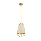 Eurofase Lighting TURA 38147-012 1-Light 60W Brass Pendant