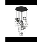 Eurofase FERRO 38259-023 16-Lights Black 88W LED Chandelier