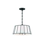 Eurofase ADELAIDE 38272-011 3-Lights Matte Black 180W Chain Pendant