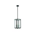 Eurofase TAMBOURO 38275-012 4-Lights Matte Black With Satin Nickel 240W Lantern