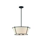 Eurofase PULITO 39045-010 4-Lights Matte Black 240W Semi Flush Mount