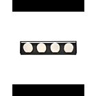 Eurofase ROVER 39334-039 4-Lights Black 10W LED Bathbar