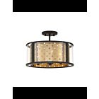 Eurofase GRADO 39415-028 3-Lights Gold 180W Semi Flush Mount