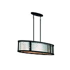 Eurofase GRADO 39417-015 5-Lights Chrome 300W LED Rod Island Pendant