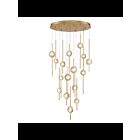 Eurofase BARLETTA 39465-023 16-Lights Brass 90W LED Chandelier
