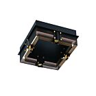 Eurofase Admiral 42715-016 Black and Gold 20W LED Flushmount