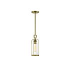 Eurofase Yasmin 42727-026 1-Light Aged Gold 60W Mini Pendant