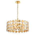 Eurofase Perrene 44285-026 8-Lights 240W Gold Chandelier