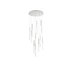 Eurofase 46477-026 11-Lights Polished Nickel 27W Chandeliers