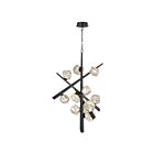 Eurofase 47235-021 10-Lights 24W Matte Graphite LED Chandelier