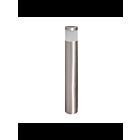 Focus Industries AL08LGDMSS2L24BLT Black texture 3W LED Large Aluminum Bollard