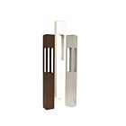 Focus Industries Pl-23-S2Wdm-24LEDpblt 4W Black Texture LED Square Aluminum Bollard