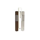 Focus Industries Pl-23-S4Wdm-24LEDpblt 4W Black Texture LED Square Aluminum Bollard