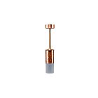 Focus Industries Sl15Ps2L12Cop 3W Copper Starlight Cylinder Pendant