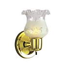 Galaxy Lighting 12302PB-FR 60W Polished Brass Wall Sconce