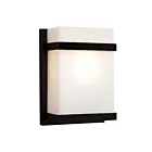 Galaxy Lighting 215580BK 100W Black Wall Sconce