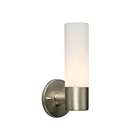 Galaxy Lighting 244021BN-WH 60W Brushed Nickel Wall Sconce