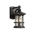 Galaxy Lighting 319730BK 100W Black Outdoor Wall Mount