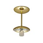 Galaxy Lighting 61008-B Polished Brass Semi-Flush Mount Light Holder