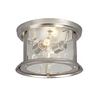 Galaxy Lighting 612302BN 120W Brushed Nickel Flush Mount