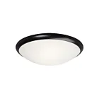 Galaxy Lighting 612394BK 120W Black Flush Mount