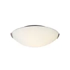 Galaxy Lighting 612410BN 60W Brushed Nickel Flush Mount
