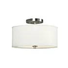Galaxy Lighting 613048BN 180W Brushed Nickel Semi Flush Mount
