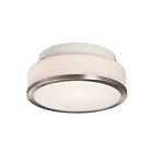 Galaxy Lighting 613531BN 60W Brushed Nickel Flush Mount