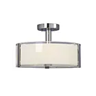 Galaxy Lighting 614298CH 180W Chrome Semi Flush Mount