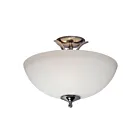 Galaxy Lighting 620958CH 180W White Semi Flush Mount