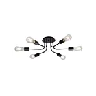 Galaxy Lighting 625729BK 360W Black Semi Flush Mount