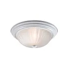 Galaxy Lighting 635022WH 120W White Flush Mount