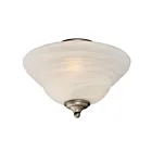 Galaxy Lighting 660335PT 120W Pewter Semi Flush Mount