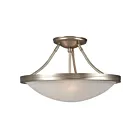 Galaxy Lighting 660480PT 300W Pewter Semi Flush Mount