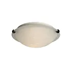 Galaxy Lighting 680112MB-BK 120W Black Flush Mount