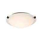 Galaxy Lighting 680112WH-ORB 120W Oil Rubbed Bronze Flush Mount