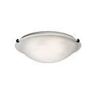 Galaxy Lighting 680116FR-BK 180W Black Flush Mount