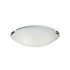 Galaxy Lighting 680416BN-WH 180W Brushed Nickel Flush Mount