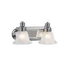 Galaxy Lighting 702606CH 2-Lights 200W Chrome Bath Vanity Light