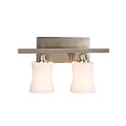 Galaxy Lighting 710152BN 2-Lights 200W Brushed Nickel Bath Vanity Light
