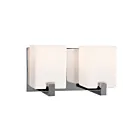 Galaxy Lighting 710282CH 2-Lights 120W Chrome Bath Vanity Light