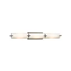 Galaxy Lighting 710693BN 3-Lights 300W Brushed Nickel Bath Vanity Light