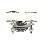 Galaxy Lighting 712062CH 2-Lights 120W Chrome Bath Vanity Light